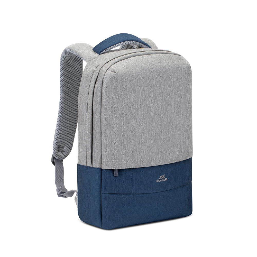 7562 grey/dark blue anti-theft Laptop backpack 15.6"